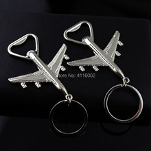 200pcs High Grade Helicopter Airliner Combat Aircraft Airplane Keychain Beer Bottle Opener Keyring Party Favor 2024 - buy cheap