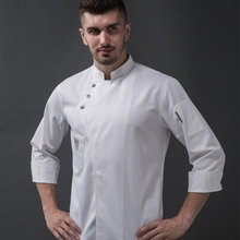 Chef jacket uniform clothing food service catering restaurant kitchen work chef outfit cook jacket uniform clothes DD1436 2024 - buy cheap
