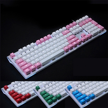 108 key PBT Double shot Translucidus Backlit Keycaps ANSI KEYCAP  Mechanical gaming Keyboard 2024 - buy cheap