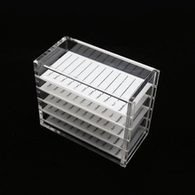 5 Layers Eyelash Storage Box Makeup Display Container Eyelashes Glue Pallet Holder Grafting Eyelash Transparent Box Dropship 2024 - buy cheap