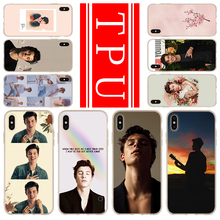 Soft TPU Case For iPhone 13 12 Mini 11 Pro XS Max XR X 8 7 6 Plus SE 2020 S Cover Shawn Mendes pink 2020 2024 - buy cheap