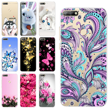 Funda de silicona para Huawei Honor 7C, funda de AUM-L41 de 5,7 pulgadas, funda trasera suave de TPU, parachoques EN Honor 7C, funda de teléfono para Honor 7C, Rusia 2024 - compra barato