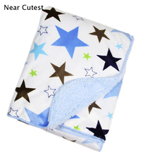 Baby Blankets Coral Fleece Super Soft And Comfortable Newborn Sleeping Blanket 102x76cm 350g 2024 - buy cheap