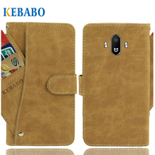 Vintage Leather Wallet Irbis SP511 Case 5" Flip Luxury 3 Front Card Slots Cover Magnet Stand Phone Protective Bags 2024 - buy cheap
