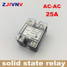 AC to AC solid state relay 25A  SSR-25AA , AC relay SSR Zero crossing type full load current ZG3NC-325A Single phase 2024 - buy cheap