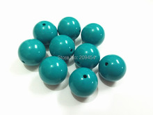 New ! 20MM 105pcs/lot  Fall Color Blue Chunky Gumball Bubblegum Acrylic Solid Beads For Kids Necklace Making 2024 - buy cheap