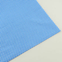 Light Blue Cotton Fabric Patchwork Cloth Fabrics Sewing Tissus Cutting Pieces Telas Tecido White Dots for Beginner's Practice CM 2024 - compre barato