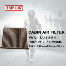 Filtro de ar da cabine para saab 9-5 (a partir de 2010), 1 peça, filtro de pólen de alto carbono ativado, filtro de ar condicionado saab 95 ii mk2 2024 - compre barato