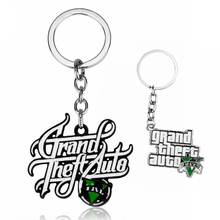 Game Grand Theft Auto Key Chains Men Women Jewelry Metal Pendant Keyholder Trinkets Keychain 2024 - buy cheap