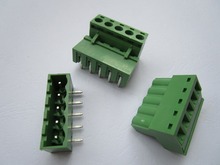 10 Pcs Close Angle 5 pin/way Pitch 5.08mm Screw Terminal Block Connector Green Color Pluggable Type With Angle pin 2024 - buy cheap