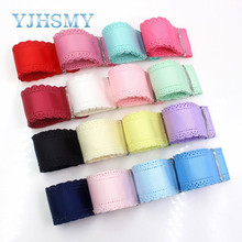 YJHSMY  I-19407-882,10yards,hot sale 38mm hollow Flowers solid Grosgrain Ribbons,DIY handmade material,Clothing accessories 2024 - buy cheap