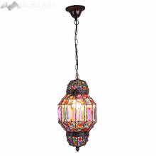 JW_Newest Stytle Light Ethnic Customs Handmade Lamp Romantic Cafe Restaurant Bar Pendant Light Living Room Bedroom Pendant Lamp 2024 - buy cheap