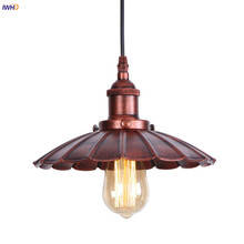 IWHD-lámpara colgante estilo Loft Industrial, accesorios de iluminación para cocina, comedor, Edison, Vintage, colgante de luz 2024 - compra barato
