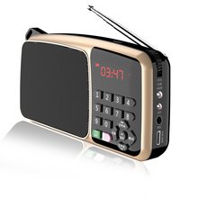 Rádio fm/am digital com tela de led, tocador de música e alto-falante, detector de dinheiro, rádio fm/am 2024 - compre barato