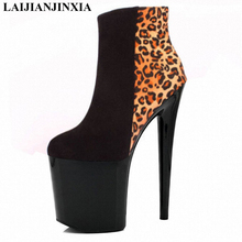 LAIJIANJINXIA-Botas de tacón alto de 17cm para mujer, zapatos para fiesta de baile y Club nocturno, sexys, para primavera, Zapatos de baile de barra 2024 - compra barato