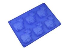 6 Cows Silicone Cake Baking Mold Cake Pan Muffin Cups Handmade Soap Moulds Biscuit Chocolate Ice Cube Tray DIY Mold 2024 - buy cheap