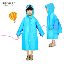 Children's Raincoat Outdoors Touring Boys Girls Raincoat For Children Solid Color Plastic Rain Coats Pupils Poncho 2024 - buy cheap
