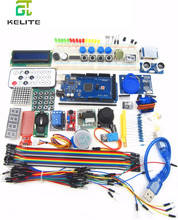 Kit de iniciación mega 2560 r3, servomotor RFID, relé de rango ultrasónico LCD, 1 Juego 2024 - compra barato