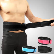Weight Lifting Belt Adjustable Nylon EVA Weightlifting Waist Support Lumbar Belt Waist Trimmer Squats Sport Gym Fitness Training 2024 - buy cheap