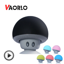 VAORLO Portable Mini Mushroom Wireless Bluetooth Speaker Waterproof Sucker Bracket Speakers Stereo Subwoofer Hands Free With Mic 2024 - buy cheap