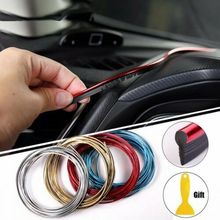 5M Car Styling Interior Decoration Strips Moulding Trim Dashboard Door Edge For LADA Sedan Largus Kalina Granta Vesta X-Ray XRay 2024 - buy cheap