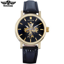 WINNER Women Watches Automatic Mechanical Leather Strap Self-wind Wrist Watches Offer Drop Shipping And Wholesale Woman Watch 2024 - buy cheap