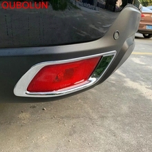 OUBOLUN For Subaru Forester SK 2018 2019 Exterior Accessories Rear Tail Fog Light Lamp Foglight Farme Cover Trim Styling ABS 2024 - buy cheap