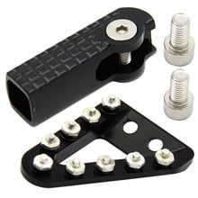 new Brake Pedal Step Tip Plate Gear Shift Lever Tip For 125 150 200 250 350 450 500 SX SXF EXC EXCF XC XCF XCW 2017 2018 2024 - buy cheap