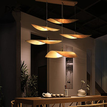 Sudeste asiático luzes pingente artesanal de bambu pendurado lâmpada para sala estar jantar barra decoração iluminação interior hanglamp 2024 - compre barato