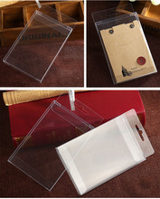 Прозрачная пластиковая коробка с крючками из ПВХ, 50 шт., 1,5*10*15 см, коробки для упаковки подарков/шоколада/конфет/косметики/творчества, квадратная прозрачная коробка из ПВХ 2024 - купить недорого