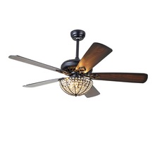 Nordic brown retro ceiling fan with light remote control dimming control LED mute wood fan bedroom living room ceiling light 2024 - buy cheap