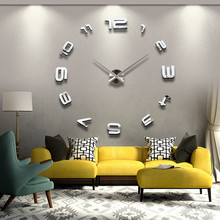 New Large 3D Digital Wall Clock For Living Room DIY Big Creative Novelty Watch Wall Modern Design Clock On Wall Home Decor 2024 - buy cheap