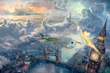 free shipping classical Thomas sky elves fly scenery canvas prints oil painting printed on canvas wall art decoration picture 2024 - buy cheap
