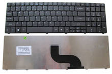 Ssea-teclado para notebook americano, compatível com acer aspire 5810, 5810t, 5560, 5349, 5749z, 5736, 5738, 5742, 5739, 7551, teclado preto 2024 - compre barato