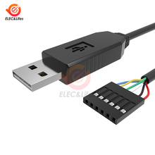 FTDI FT232RL FT232 модуль 6 Pin 6 p для Arduino USB к TTL UART последовательный кабель адаптер RS232 кабель для загрузки светодиодный индикаторный модуль 2024 - купить недорого