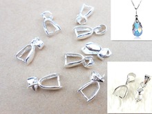 Pendientes de plata 925 con hebilla para la oreja, accesorios para joyería, DIY, 10 Uds., S 5x13mm, clip de oreja de mano 2024 - compra barato