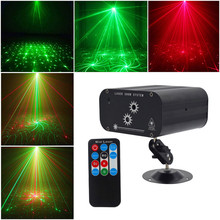 48 Patterns Green&Red Laser Projector Light Home Christmas DJ KTV Disco Party Light Full Sky Star Shower LED Stage Lighting 2024 - buy cheap