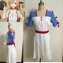 Anime Sword Art Online Yuuki Asuna Cosplay Costume Custom made 2024 - buy cheap