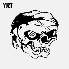 YJZT 16CM*16CM Pirates Vinyl Decal Car Sticker Decor Black/Silver C3-1854 2024 - buy cheap