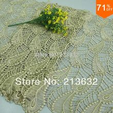 D po46 Brand textile water soluble embroidered cloth Computer embroidery lace Water soluble embroidered with fabric order 2024 - buy cheap