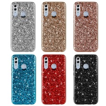 For Huawei Honor 10i Case Luxury Hard PC Shining Glitter Slim Protective Back Cover case for huawei honor 20i 10i phone shell 2024 - buy cheap