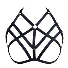 Women Black Exotic Apparel Harness cage bra cosplay Gothic Harajuku harness bra Sexy Lingerie Women Dress Body Harness 2024 - buy cheap