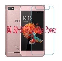 Protetor de tela para celular 2 peças, capa protetora de vidro temperado para bq BQ-5037 strike power 4g 5037 9h 2024 - compre barato