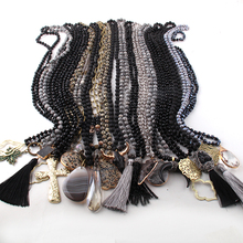 Wholesale Fashion Mix Color Black Necklace Handmade Women Jewelry 20pc 2024 - buy cheap