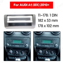 2 din Radio Fascia for AUDI A1 (8X) 2010+ Stereo Audio Panel Mount Installation Dash Kit Car DVD Player frame trim Refitting 2024 - buy cheap