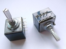 1pcs x 250KAX2 LOG Type Volume Potentiometer switch 8PIN with Loudness 2024 - buy cheap
