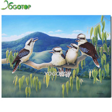 Kookaburras-Bordado de diamantes 5D diy, bordado de diamantes de imitación cuadrados/redondos, mosaico de diamantes de imitación, punto de cruz, Animal YY1214 2024 - compra barato