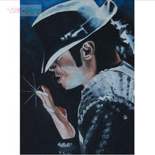 Michael Jackson-pintura de diamante 5d diy, bordado de diamantes de imitación cuadrados/redondos, punto de cruz, diamantes de imitación, nuevo 194 2024 - compra barato