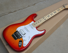 Factory Custom Sunburst Body Floyd Rose Electric Guitar with Star Fretboard Inlay,SSH Pickups,Floyd Rose,Offer Customized 2024 - buy cheap