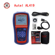 [AUTEL Distributor] Newly Version Original Autel AL419 OBD II & CAN Car Code Reader Clear Scan Tool Online Update Free Shipping 2024 - buy cheap